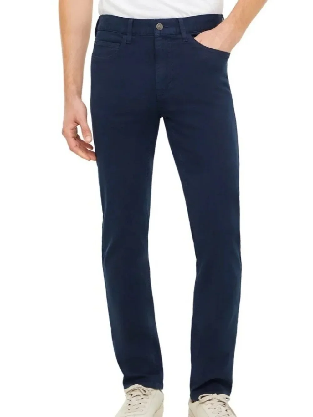 Banana Republic 5 Pocket Slim Men's Pants 34X30 Navy Blue Cotton Blend